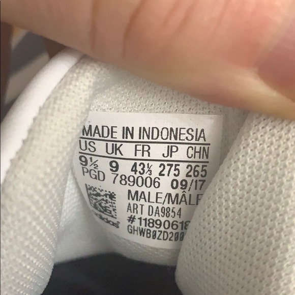 Adidas Men's VL Court 2.0 Suede Size 9.5 - Picture 10 of 16